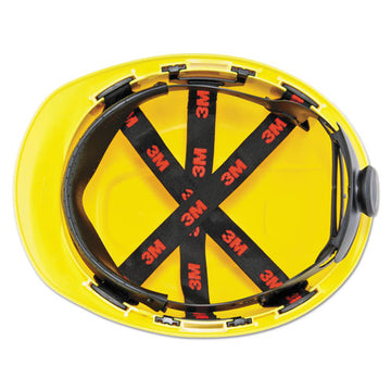 3M™ H-700 Series Hard Hat With Four Point Ratchet Suspension, Yellow freeshipping - TVN Wholesale